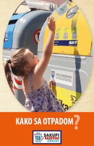 Publikacija "Kako sa otpadom?" Kako sa otpadom?