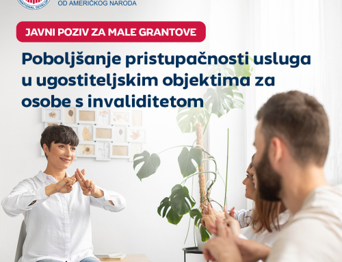 Javni poziv za male grantove s ciljem poboljšanja pristupačnosti usluga u ugostiteljskim objektima za osobe s invaliditetom